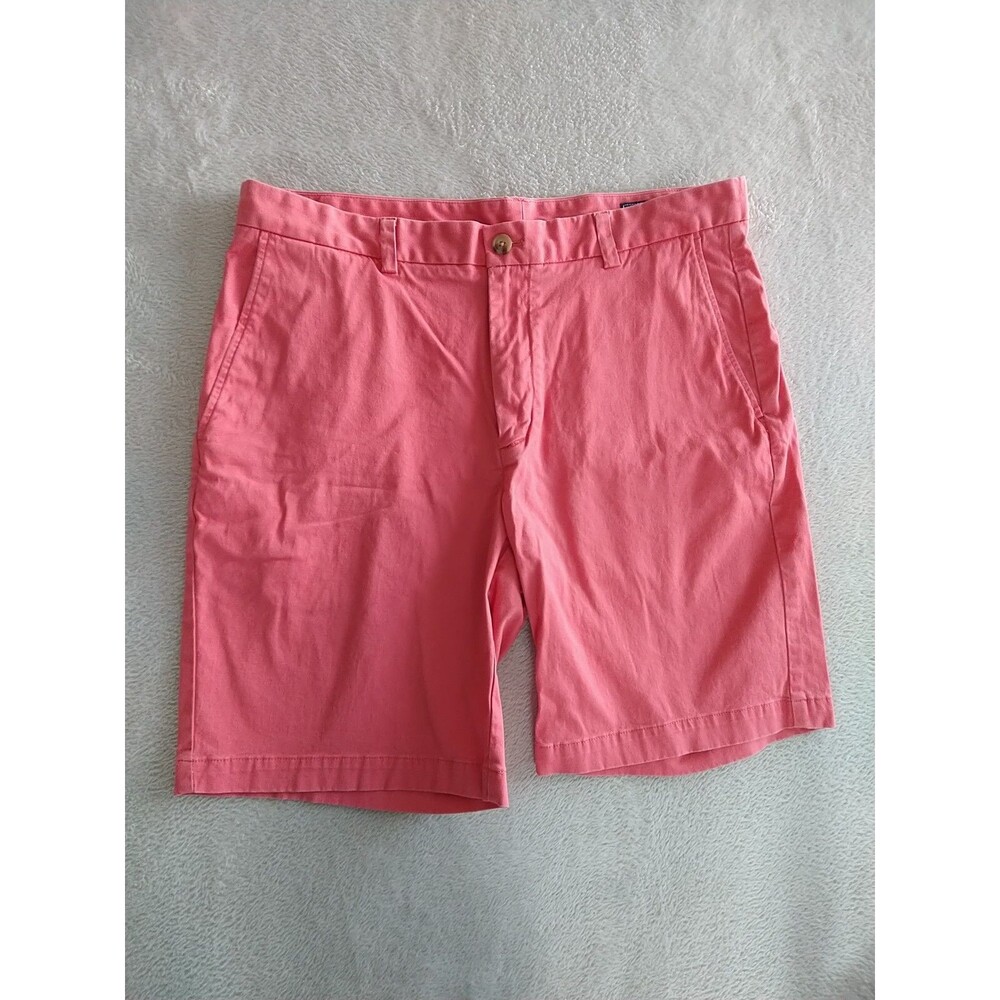 Vineyard Vines Breaker Shorts Men's Adult 35 Pink Chino Preppy Casual Whale 35x9